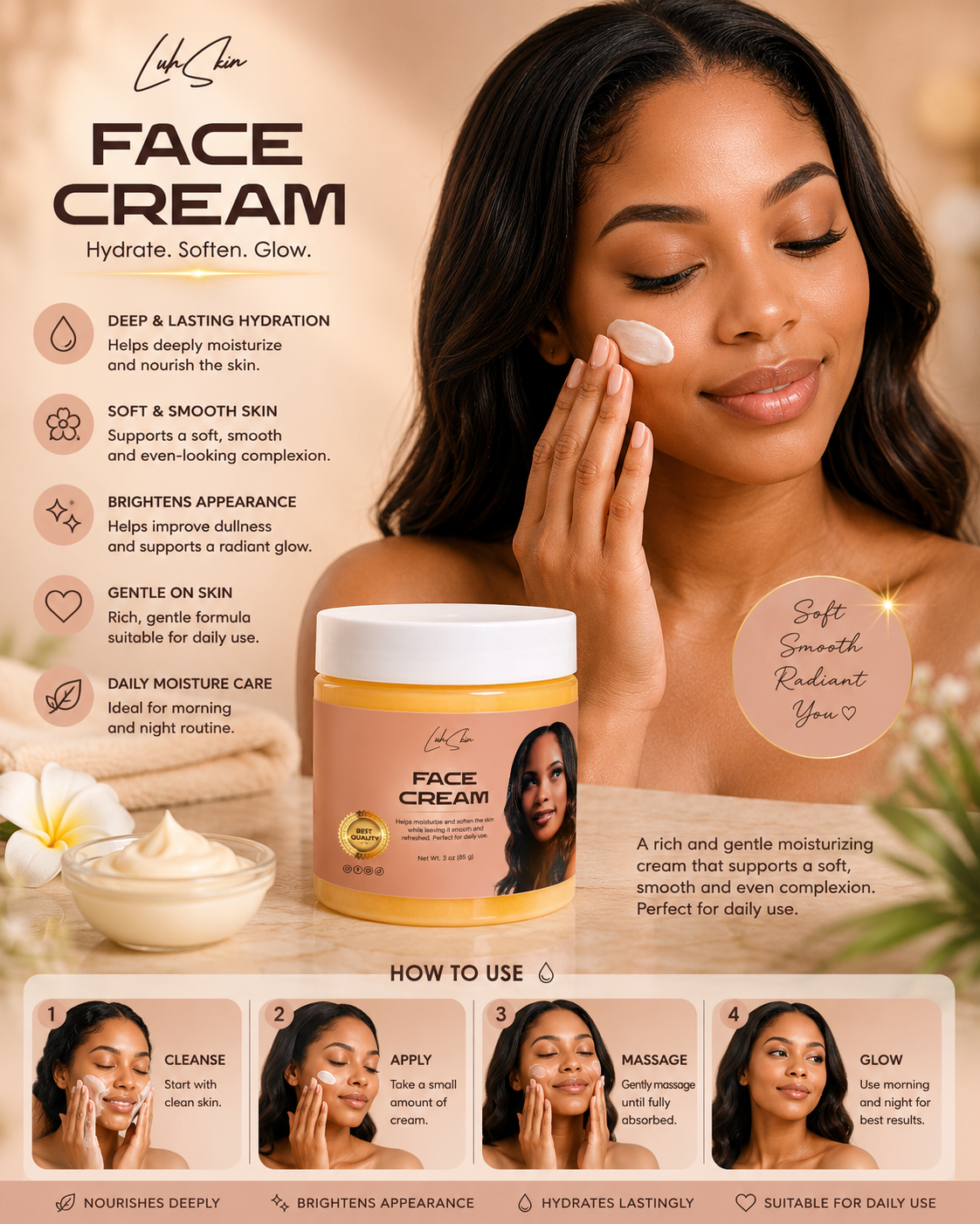 VelvetGlow Face Cream - Image 2